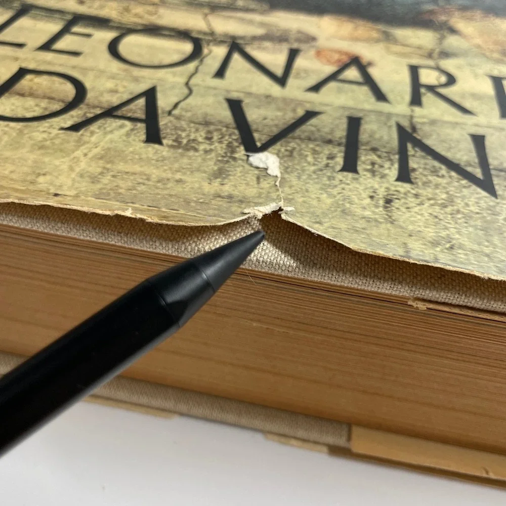 Leonardo Da Vinci Art Book 1956 Istituto Geografico De Agostini Printed in Italy